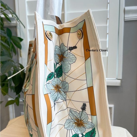 🔥NeW! Tory Burch Ella Print Large Tote - Picture 11 of 13